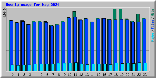 Hourly usage for May 2024
